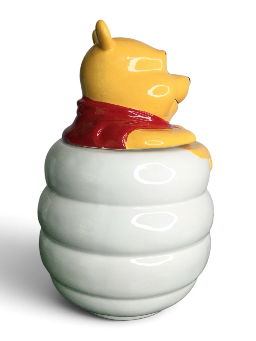 Disney x Rae Dunn Winnie The Pooh “Hunny” Giant Cookie Jar - NWT - Picture 8 of 13